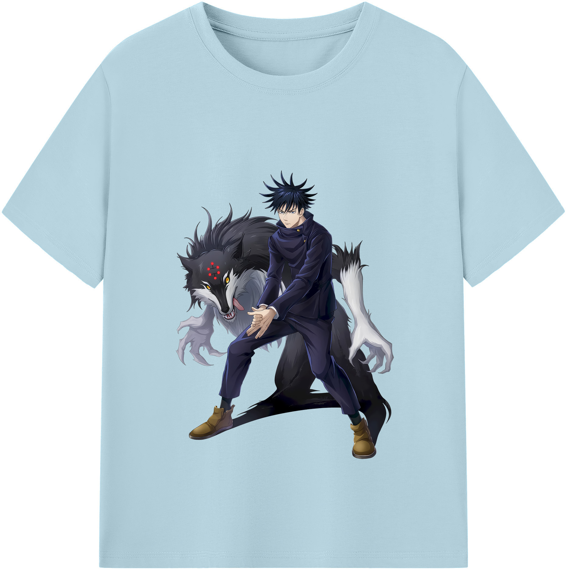 （画像用） 呪術廻戦 Jujutsu Kaisen 綿100％半袖Tシャツ（フロントプリント）